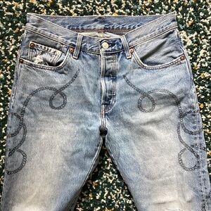 Printed Levi’s Jeans